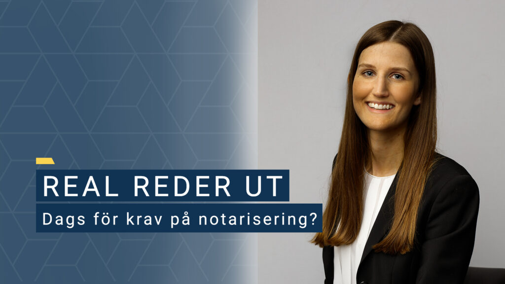 Dags för krav på notarisering?