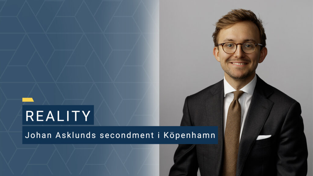 Johan Asklunds secondment i Köpenhamn
