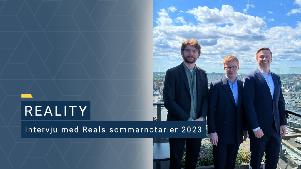 Intervju med Reals sommarnotarier 2023